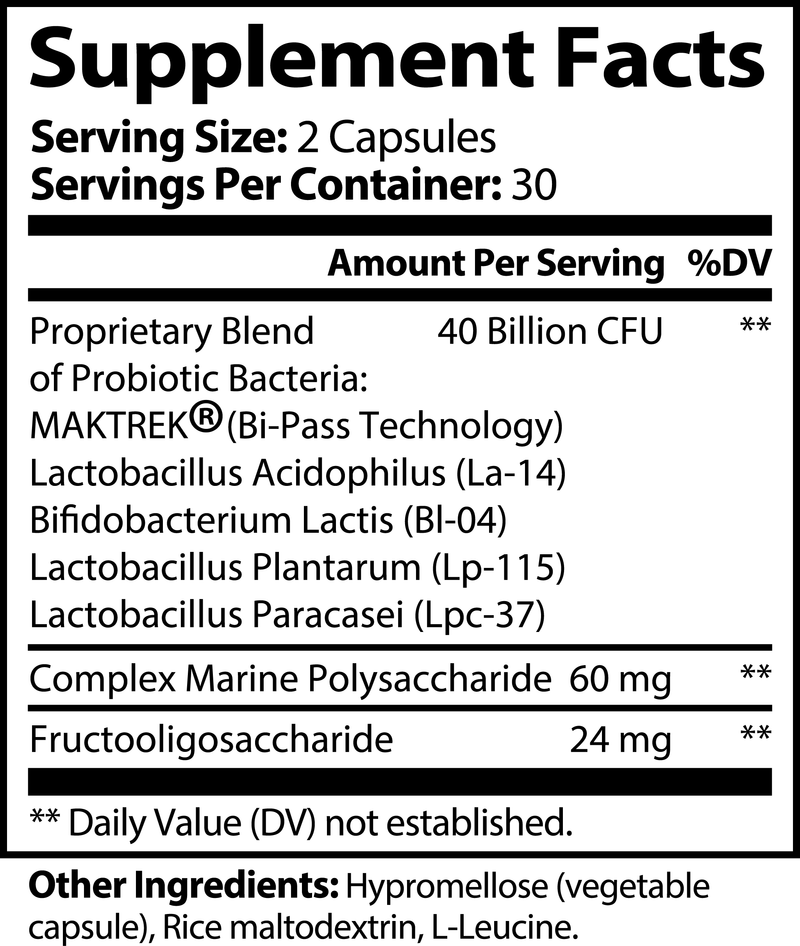 Probiotic + Prebiotics - Digestive & Immune Support